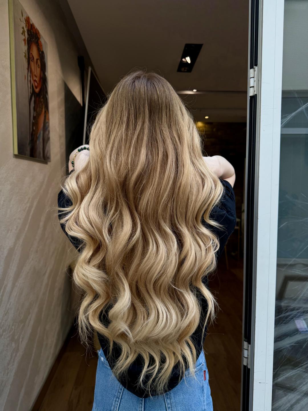 Balayage - ekstra duga kosa - Safir Beauty Lounge, Beograd Ombre, sombre, balayage Frizerski saloni Ombre, sombre, balayage, Beograd, Novi Beograd blokovi, Belville, Savski kej
