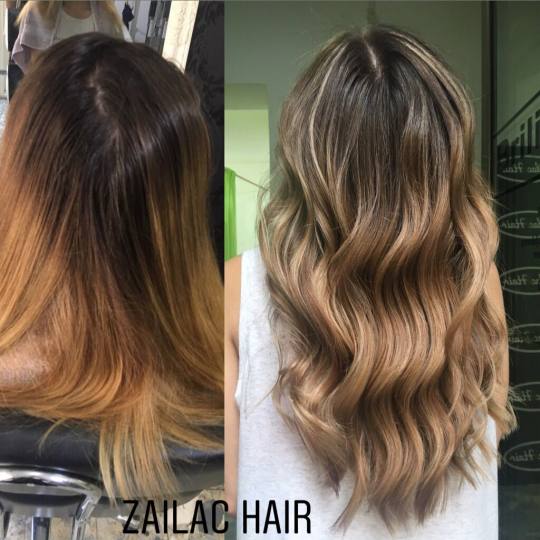 Zailac hair #beograd Ombre, sombre, balayage Nefertiti Balayage / pramenovi + žensko šišanje + fe
