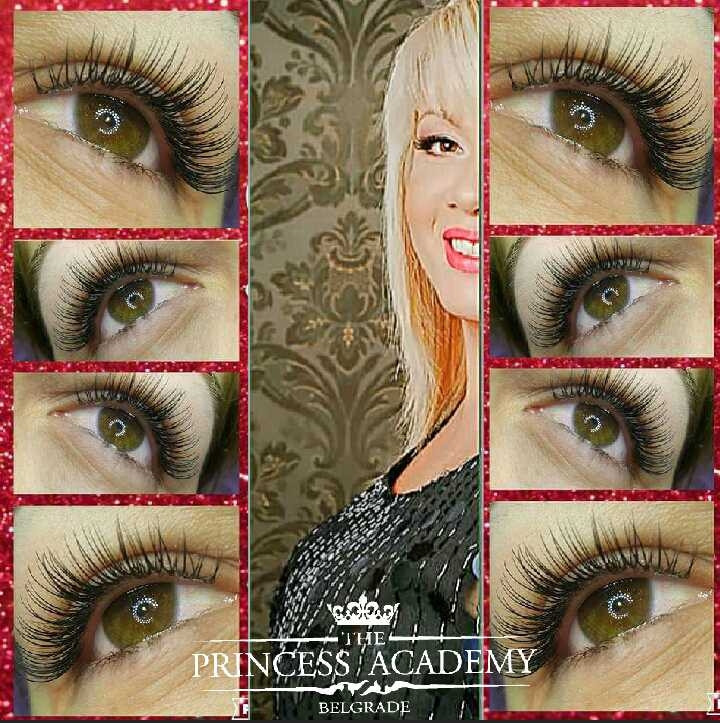 The Princess Academy #beograd Nadogradnja trepavica Nadogradnja svilenih trepavica - 1 na 1