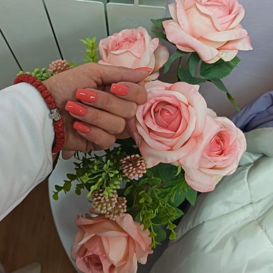 Mademoiselle Natalie studio #beograd Izlivanje noktiju Korekcija izlivanja noktiju gelom - M dužina