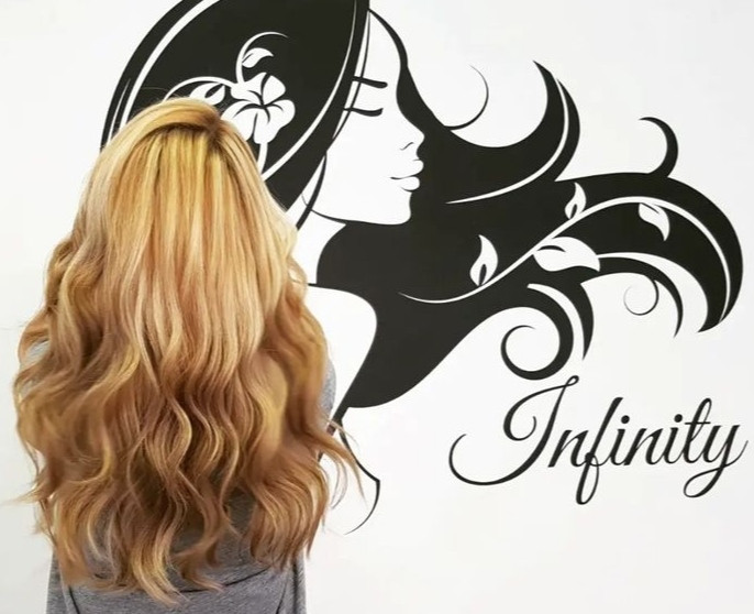 Infinity Hair #novisad Feniranje i stilizovanje Feniranje na talase - extra duga kosa (preko lopatica)