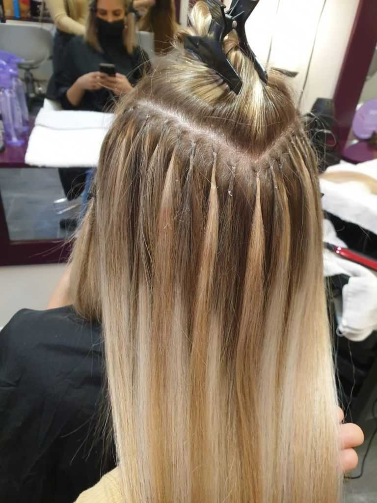Alfaparf Studio Ada Mall #beograd Nadogradnja kose Nadogradnja kose keratinom / mikroring tehnikom - po pramenu