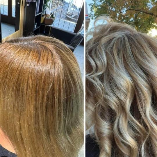 Glamour Luxury Studio 88 #pancevo Pramenovi Pramenovi na foliju - duga kosa Cilj nijansiranja kose p