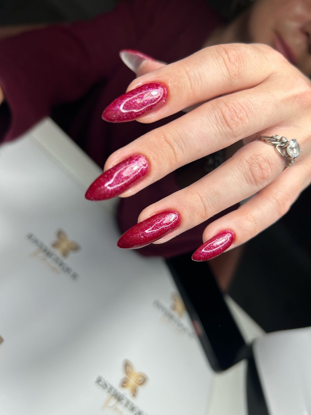 Esthetique Privé #beograd Izlivanje noktiju Izlivanje noktiju gelom M dužina