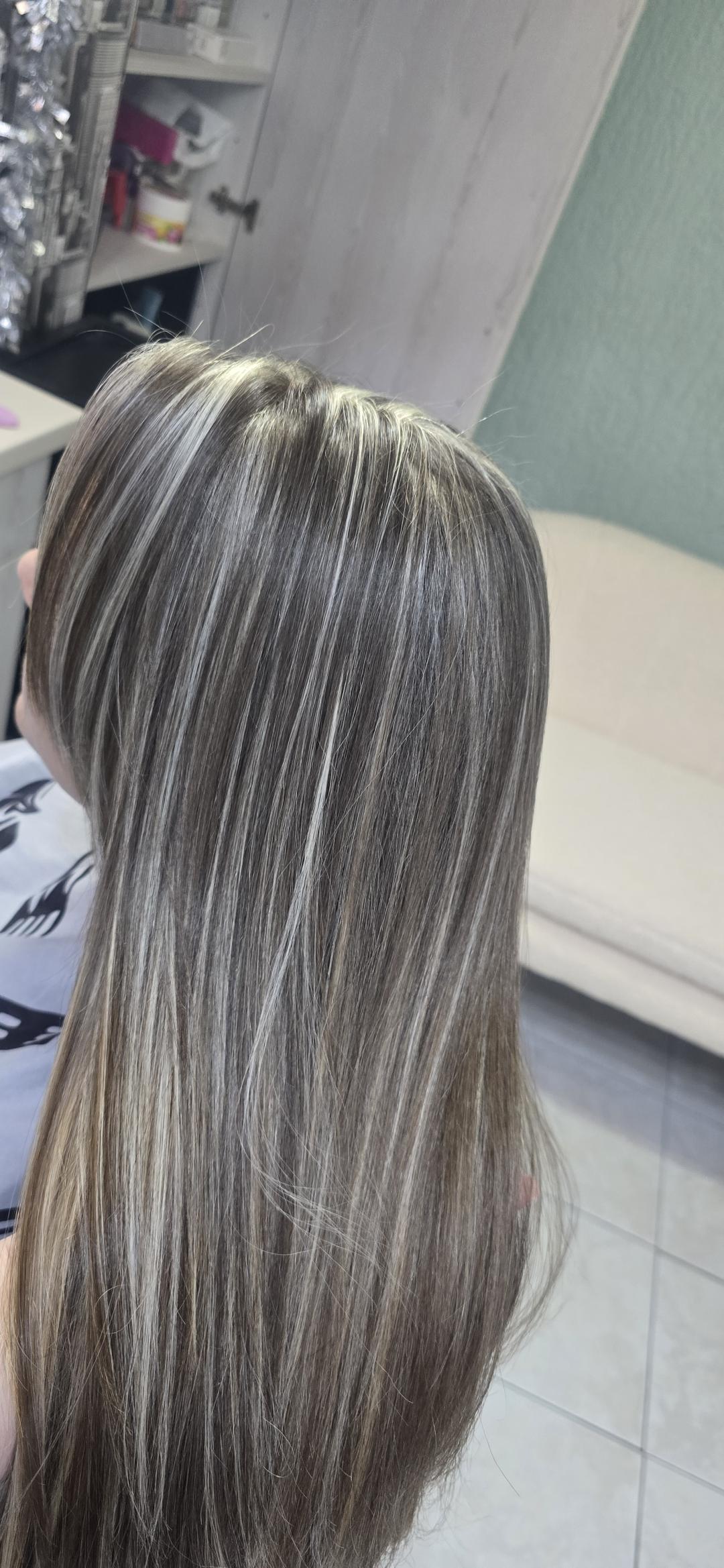 Lilla #novisad Pramenovi Pramenovi na foliju + feniranje - duga kosa