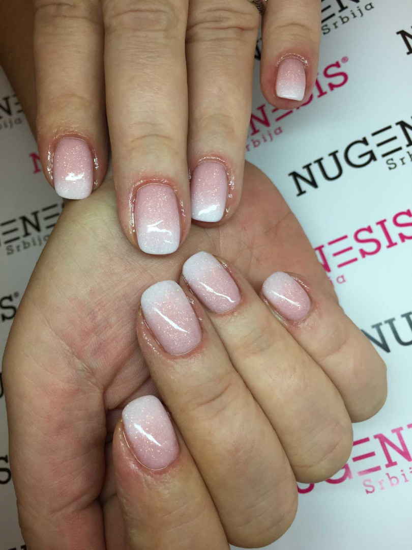 Kapriz #beograd Gel lak Nugenesis dipping powder + manikir