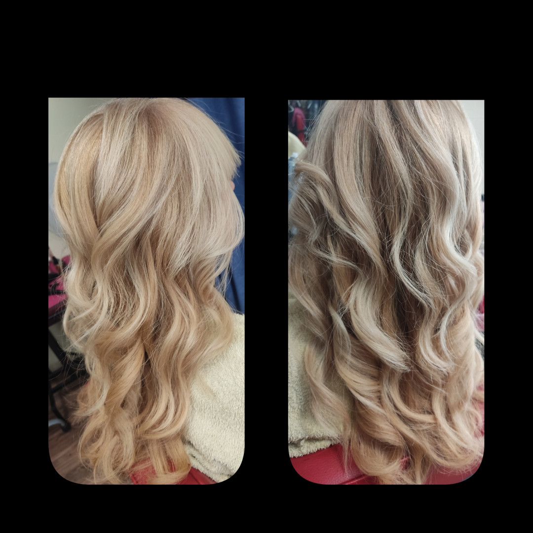 Vanja Hair Still #beograd Feniranje i stilizovanje Feniranje na lokne - duga kosa