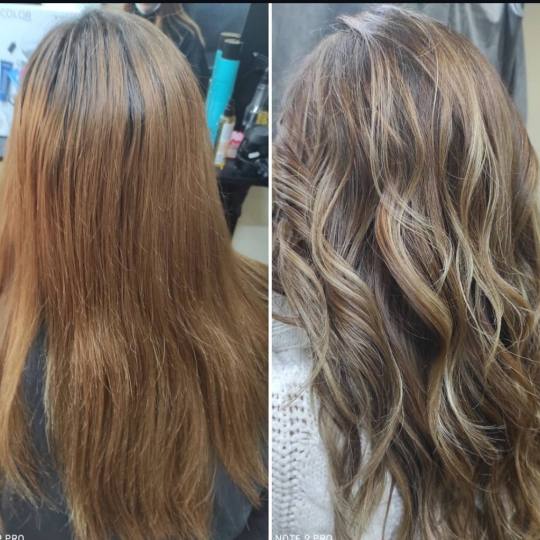 Studio Lady N #beograd Pramenovi Pramenovi na foliju - kosa srednje dužine Korekcija boje ❤️‍