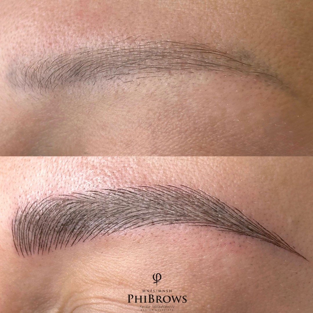 Estetic studio Ognjanović #beograd Trajna šminka Microblading obrva