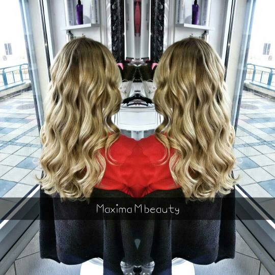 Maxima M #beograd Pramenovi talasi,balayage,olaplex,koktel milk shake Balayage 2 boje + preliv - eks