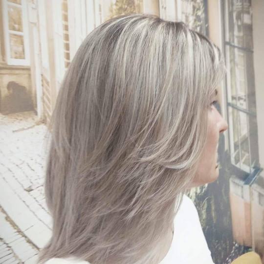 Hair by Silvy #beograd Pramenovi Pramenovi , toner i feniranje na ravno Pramenovi na foliju + tonira