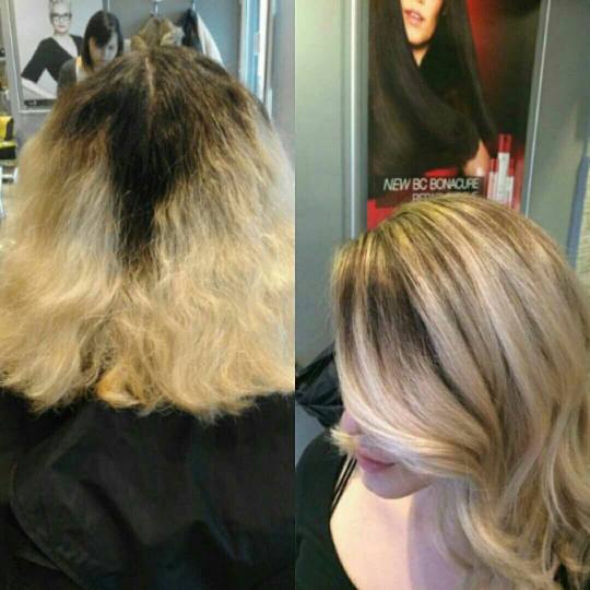 Saxen #beograd Ombre, sombre, balayage korekcija boje Ombre, sombre, balayage - kratka kosa
