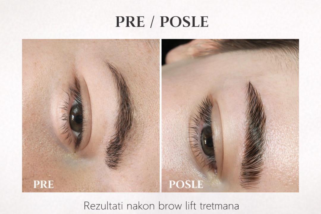 Nastja beauty studio #beograd Obrve Laminacija obrva + farbanje