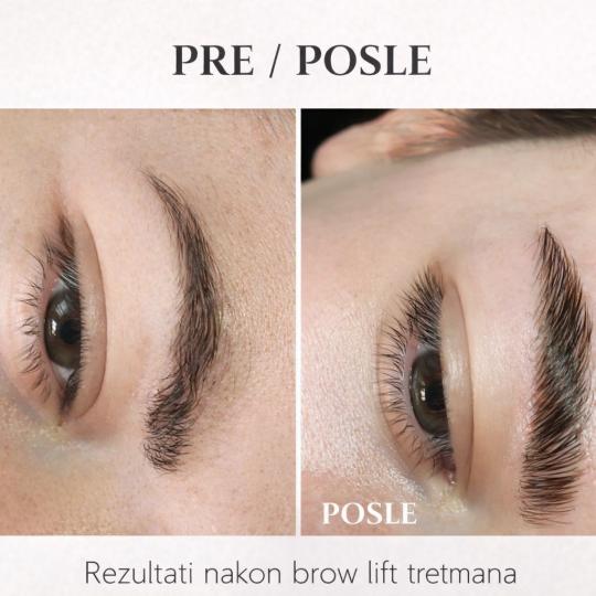 Nastja beauty studio #beograd Obrve Laminacija obrva + farbanje