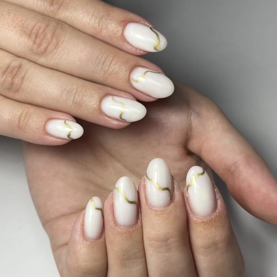 Princess beauty #nis Ojačavanje noktiju Korekcija ojačavanja noktiju gelom - S dužina