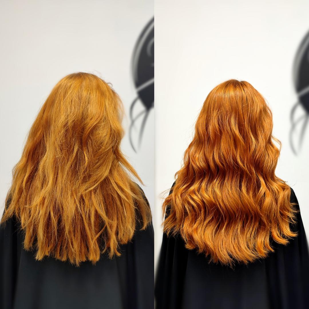 Infinity Hair #novisad Feniranje i stilizovanje Feniranje na talase - extra duga kosa (preko lopatica)