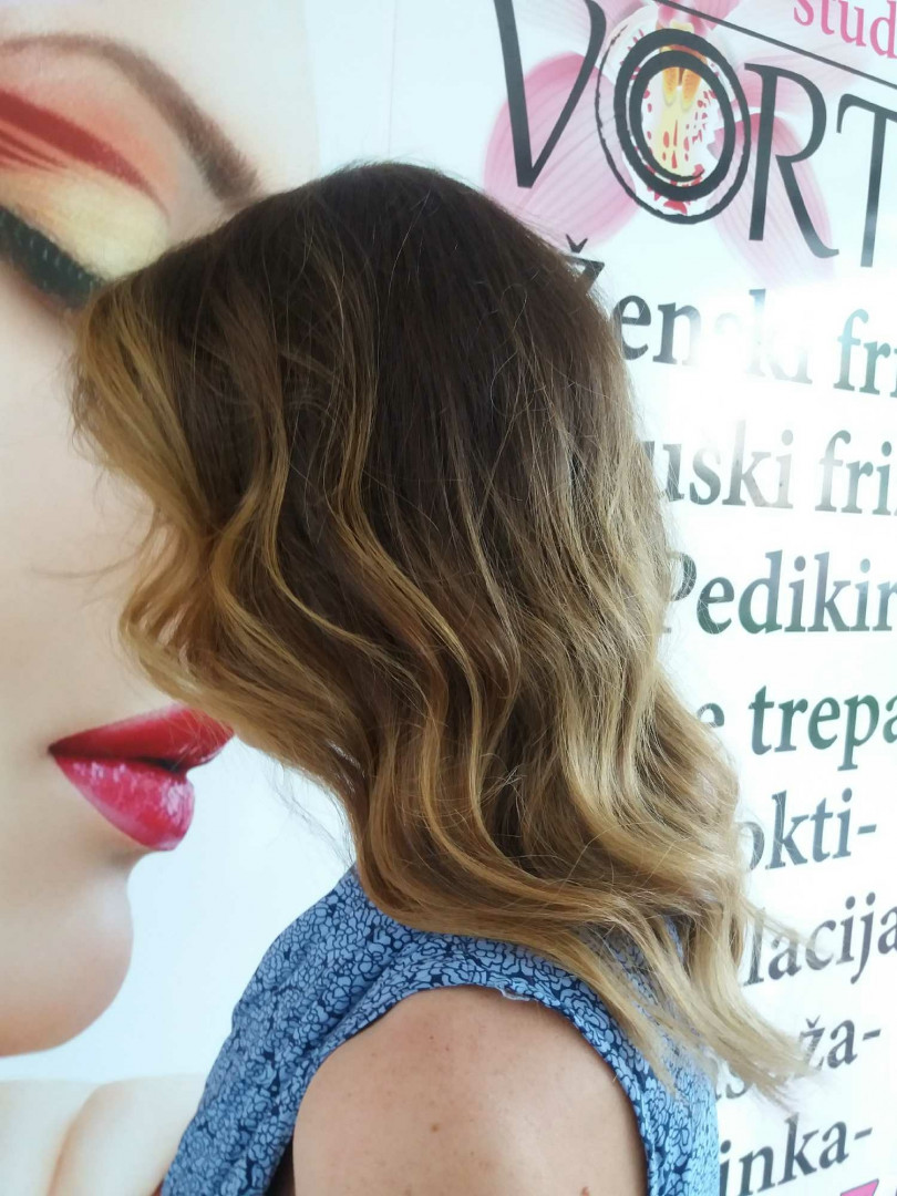 Vortex #beograd Ombre, sombre, balayage Ombre / sombre / balayage + preliv - kosa srednje dužine