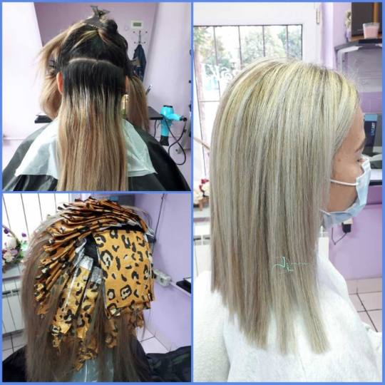 Jovana + #beograd Pramenovi Pramenovi na foliju + preliv - duga kosa