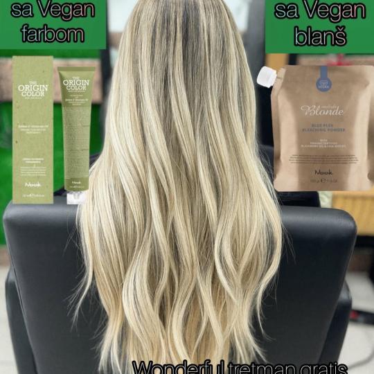 Vegan Darija hair delux #beograd Pramenovi Pramenovi na foliju + gratis Argan tretman dubinske hidra