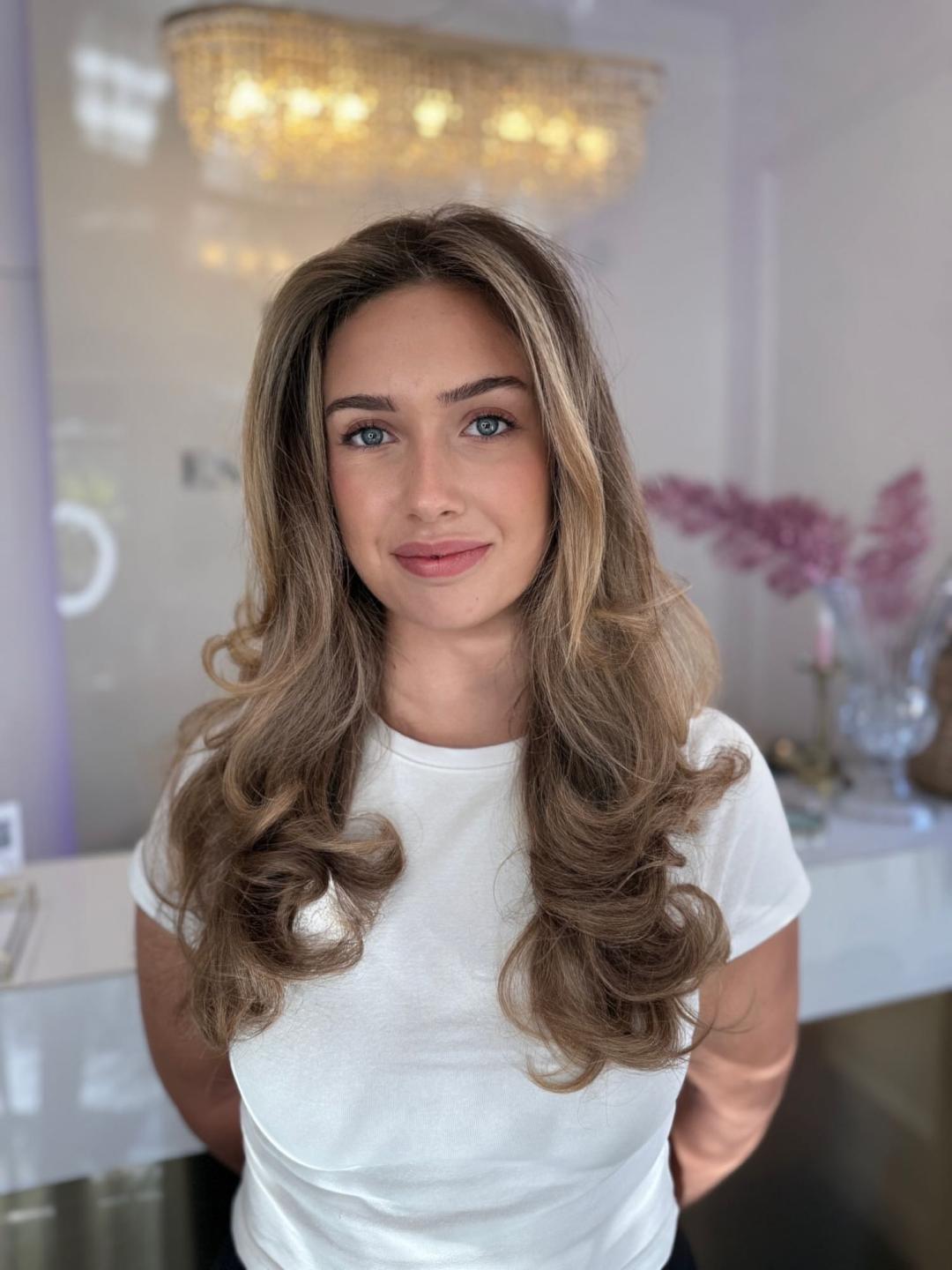 Esthetique Privé #beograd Ombre, sombre, balayage Balayage +preliv+ šišanje + feniranje
