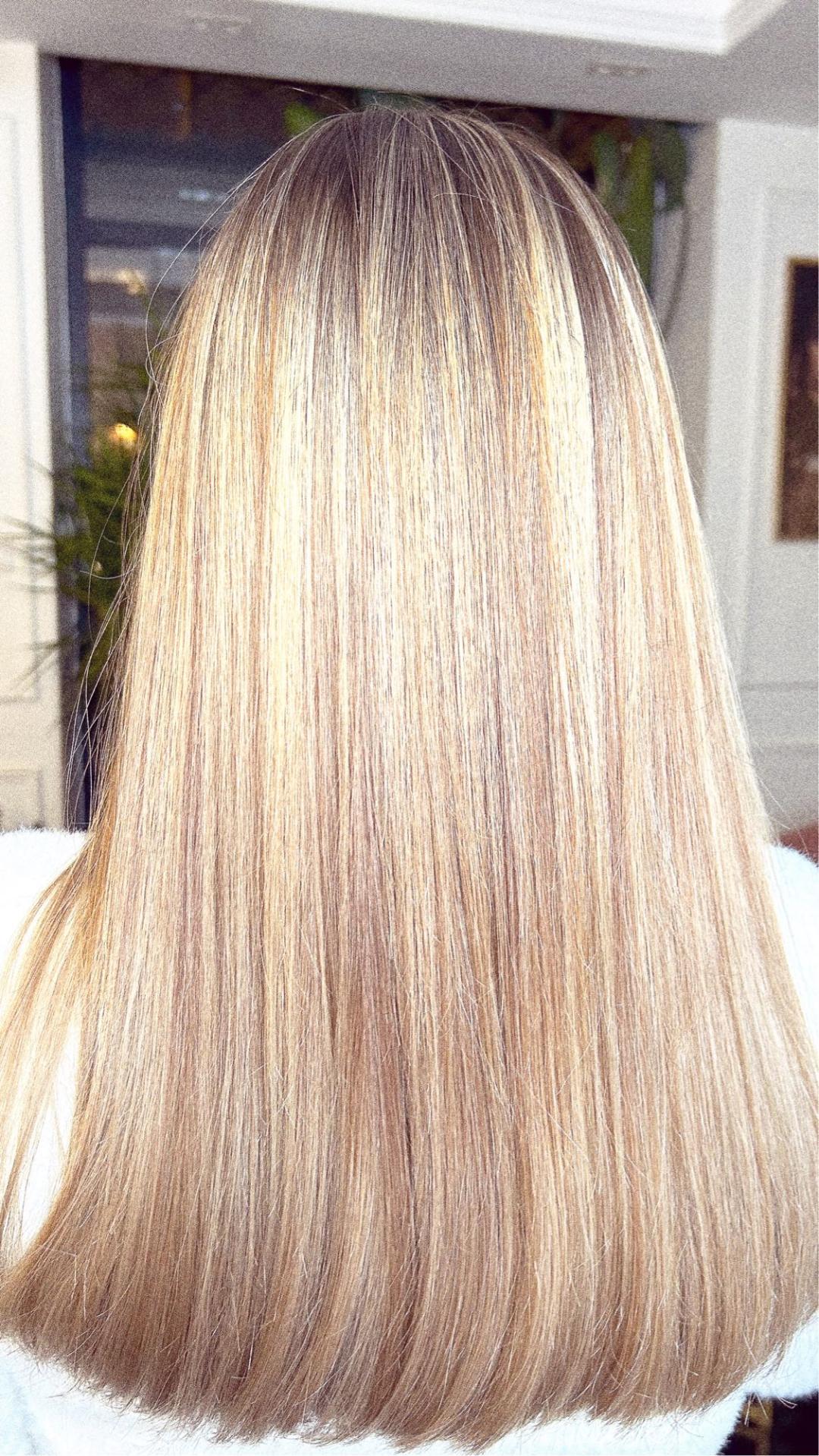 Pramenovi na foliju +Preliv + Feniranje +Šišanje +Black Caviar tretman - Esthetique Privé, Beograd Pramenovi Frizerski saloni Pramenovi, Beograd, Centar, Stari grad, Dorćol