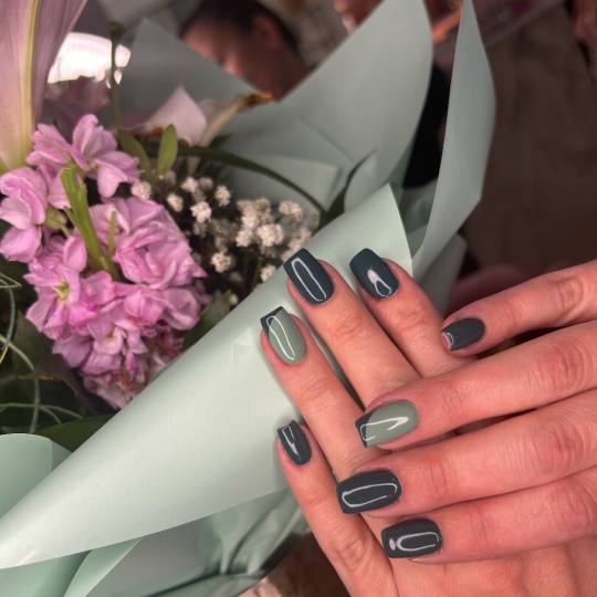 aBeauty Salon Lepote #beograd Ojačavanje noktiju KOREKCIJA NOKTIJU (Naš rad) S dužina Green💚�