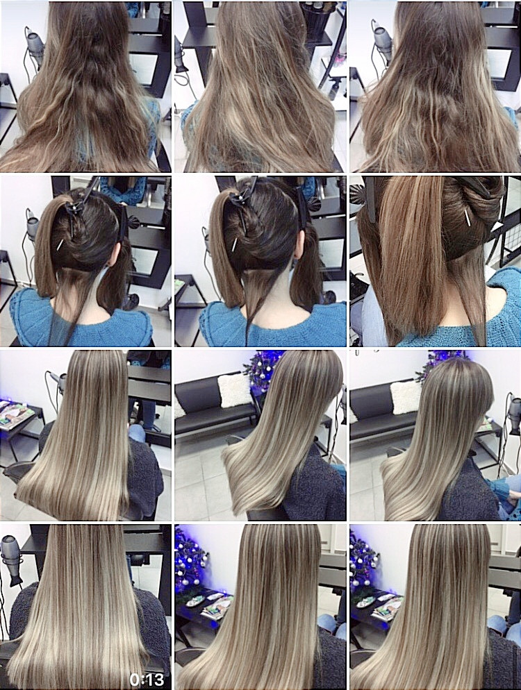 Pramenovi Folija & Preliv - ekstra duga kosa (preko lopatica) - Infinity Hair, Novi Sad Pramenovi Frizerski saloni Pramenovi, Novi Sad, Grbavica, Liman, Adamićevo