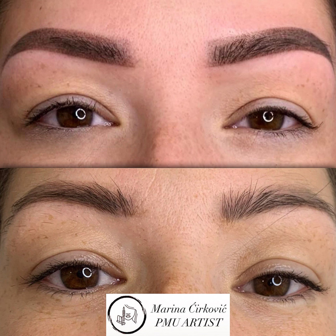 Aurora Beauty Studio #beograd Trajna šminka Puder obrve