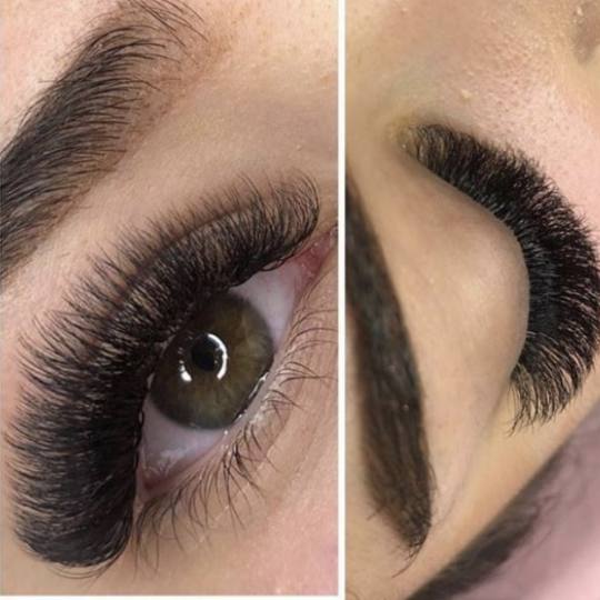 Beauty Queen Deluxe #beograd Nadogradnja trepavica Nadogradnja svilenih trepavica - ruski volumen