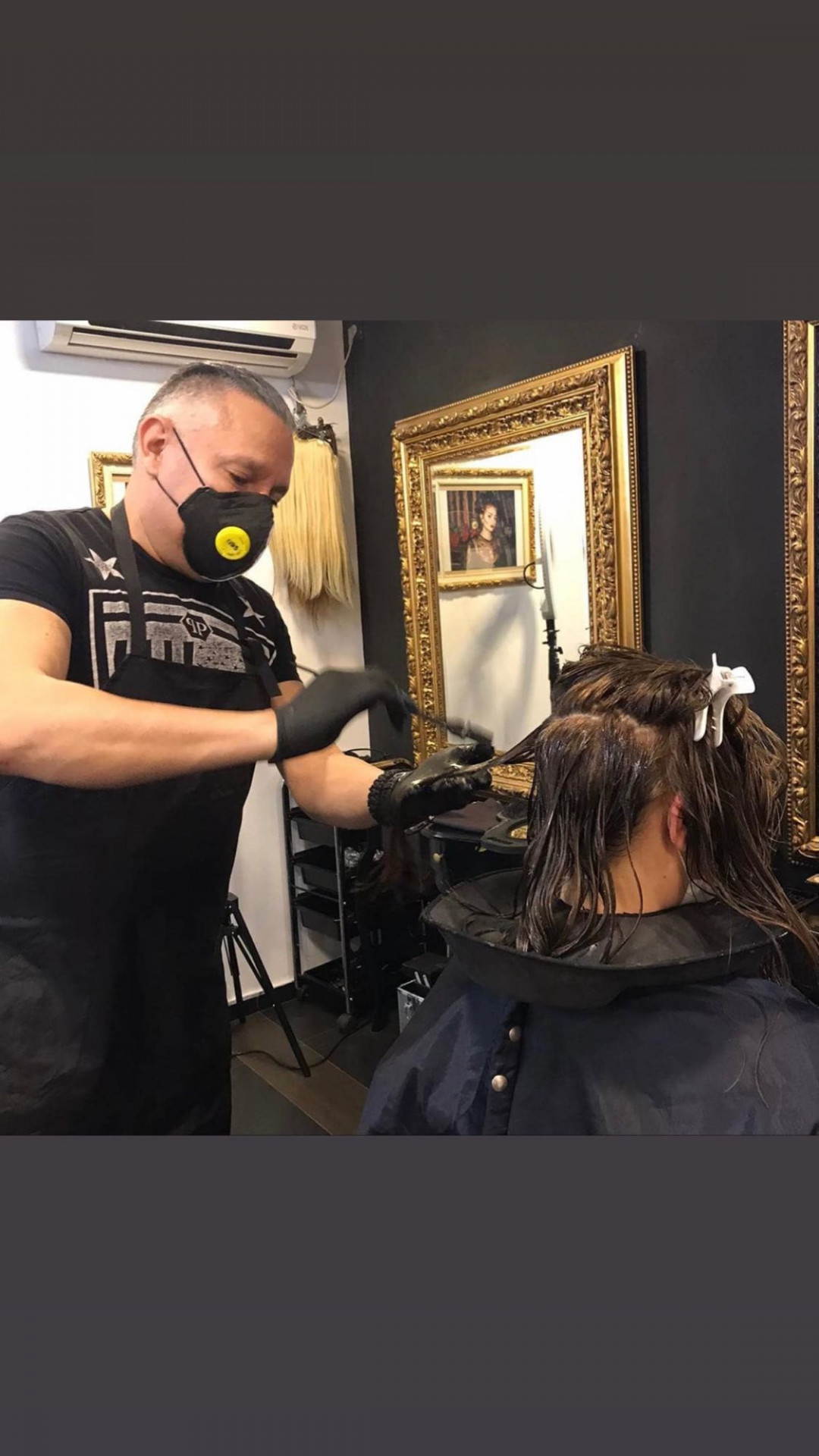 Baroque #beograd Keratinski tretmani Keratinsko ispravljanje kose - kosa srednje dužine
