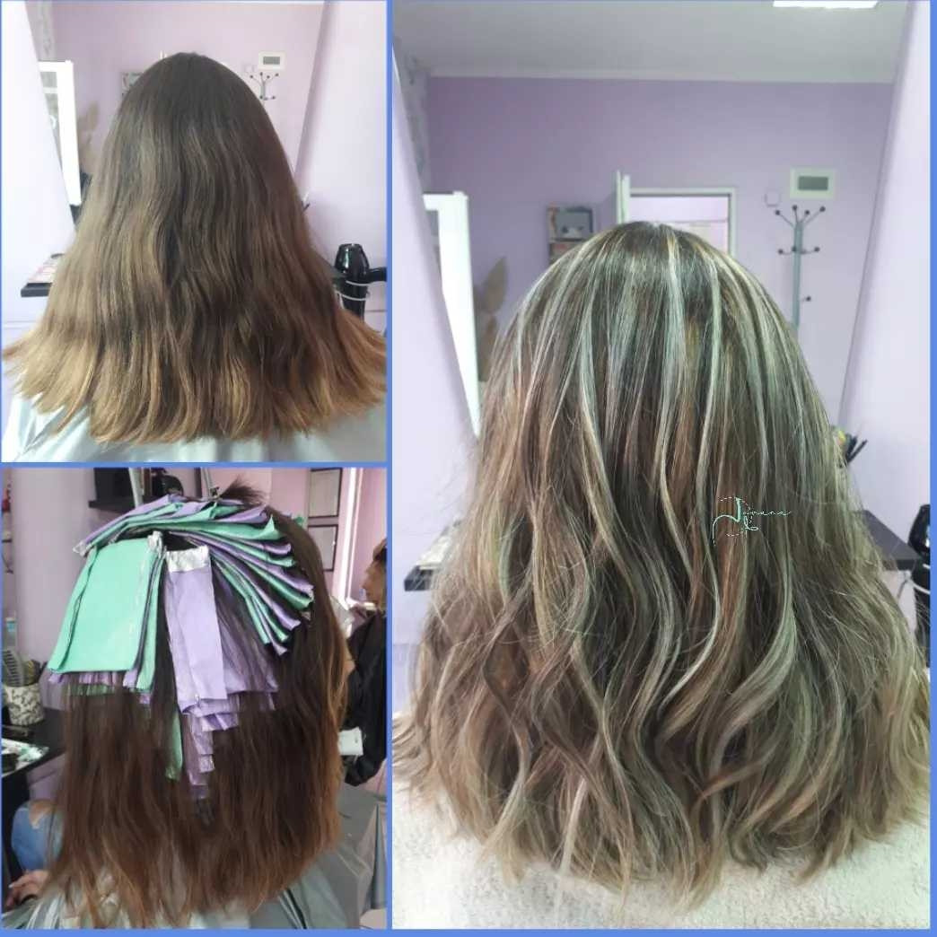Jovana + #beograd Pramenovi Pramenovi na foliju + preliv - duga kosa