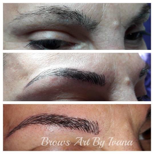 Vorrei #beograd Trajna šminka microblading Japansko iscrtavanje obrva + prva korekcija Uslugu je po