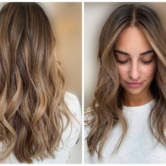 Emaleon #stara-pazova Ombre, sombre, balayage Balayage - duga kosa+šišanje i feniranje