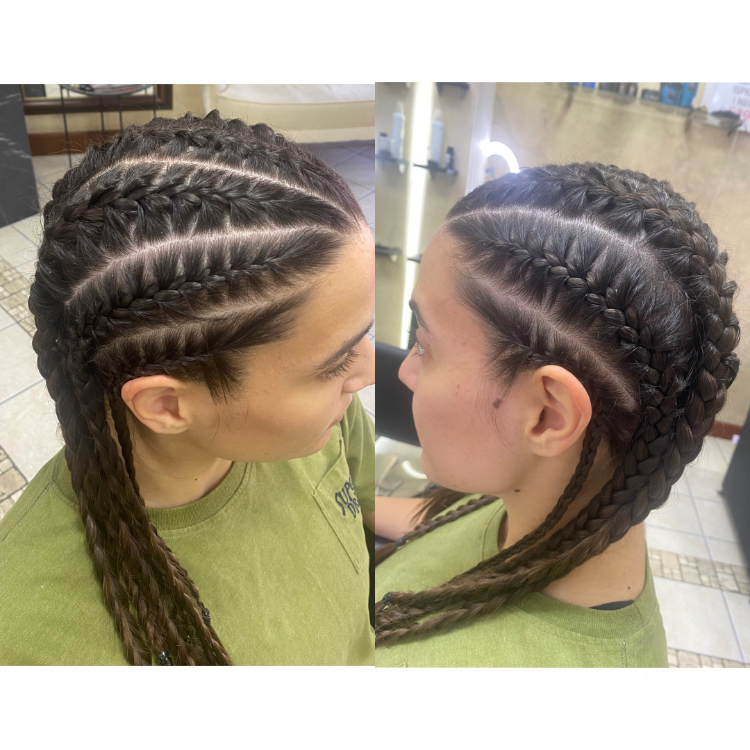Glam Hair by Pro Team #beograd Svečane i frizure za svadbu Pletenice - cela kosa