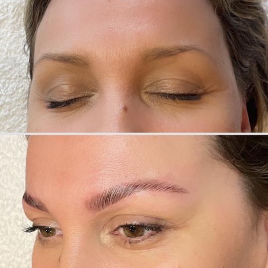 Nastja beauty studio #beograd Obrve Brow lift + farbanje obrva