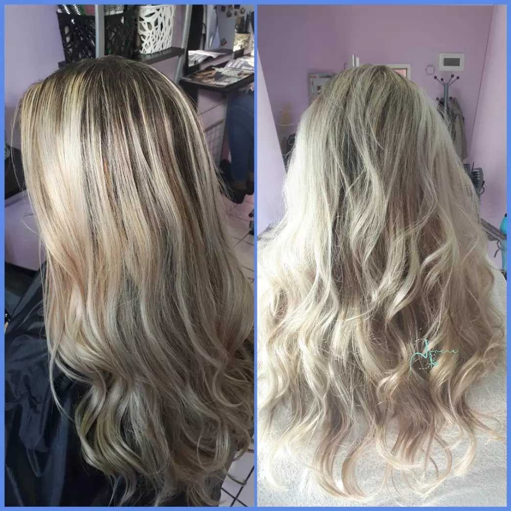 Jovana + #beograd Pramenovi Pramenovi na foliju + preliv - ekstra duga kosa
