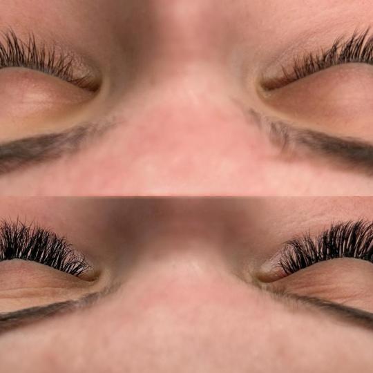 Latina beauty studio #beograd Nadogradnja trepavica Nadogradnja svilenih trepavica 4D / 5D Nadogradn