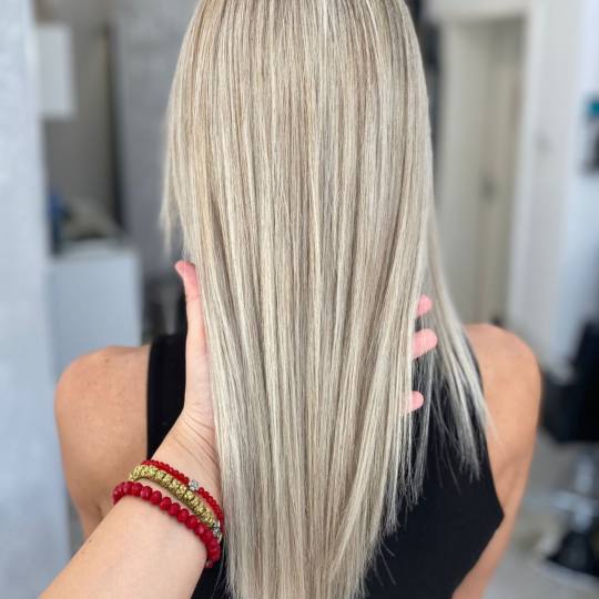 Nega i lepota NS 1 #novisad Pramenovi Balayage paket: pramenovi + preliv + šišanje + feniranje - d