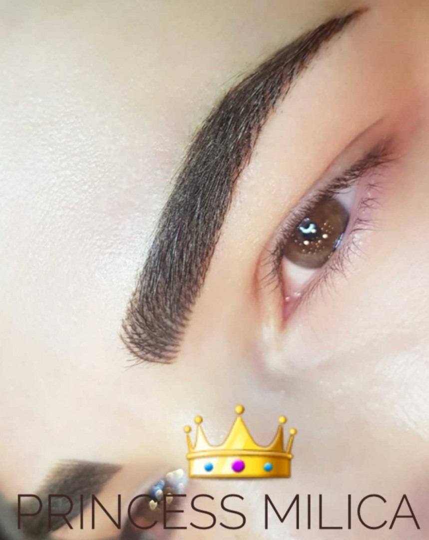 The Princess Academy #beograd Trajna šminka Puder obrve