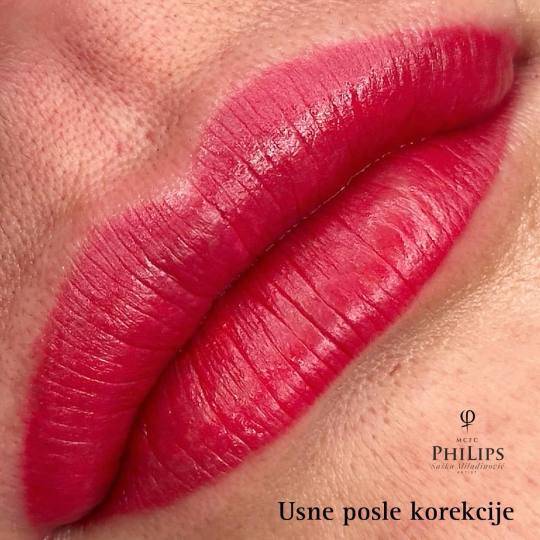 Estetic studio Ognjanović #beograd Trajna šminka Korekcija trajne šminke usana