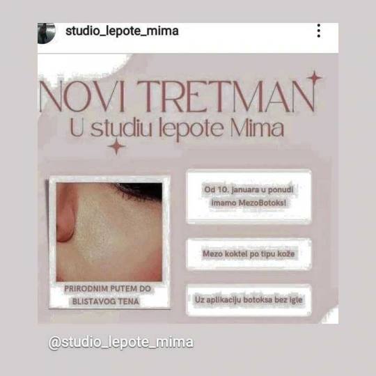 Studio Mima #beograd Mezo tretman sa botokosom