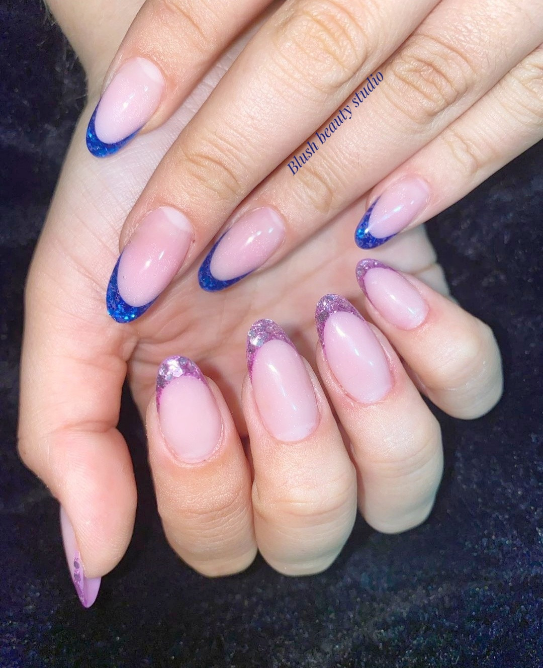 Blush Beauty Studio #beograd Izlivanje noktiju Izlivanje noktiju gelom + gel u boji - S dužina