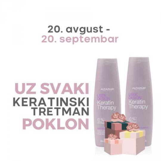 Alfaparf Studio #beograd Nega i ojačavanje kose Ispravljanje kose keratinom + šampon + regenerator