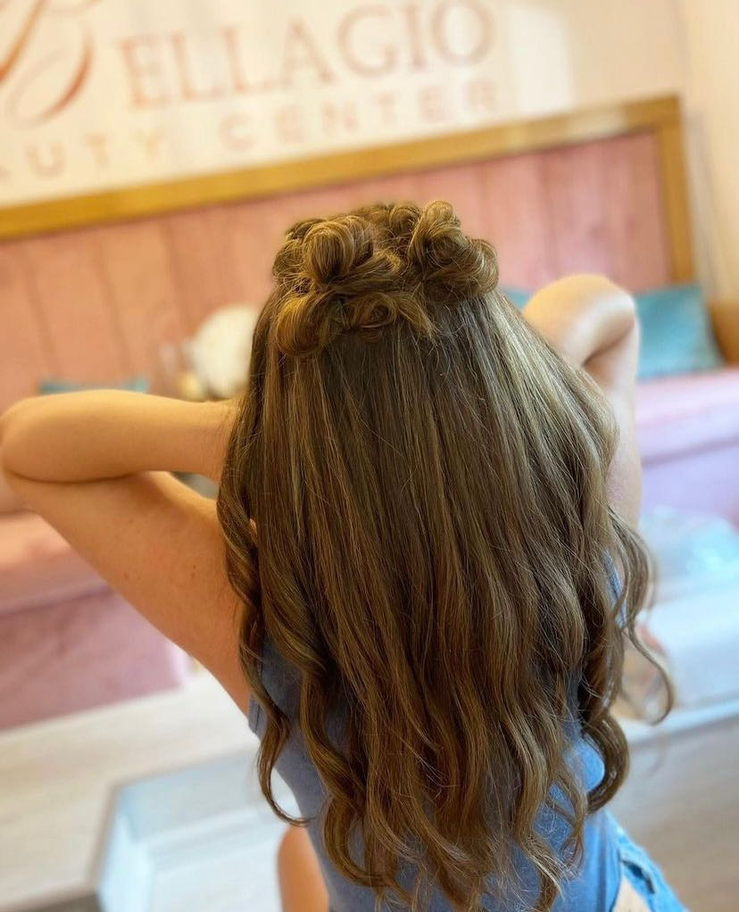 Bellagio beauty center #beograd Svečane i frizure za svadbu Svečana frizura - duga / ekstra duga kosa