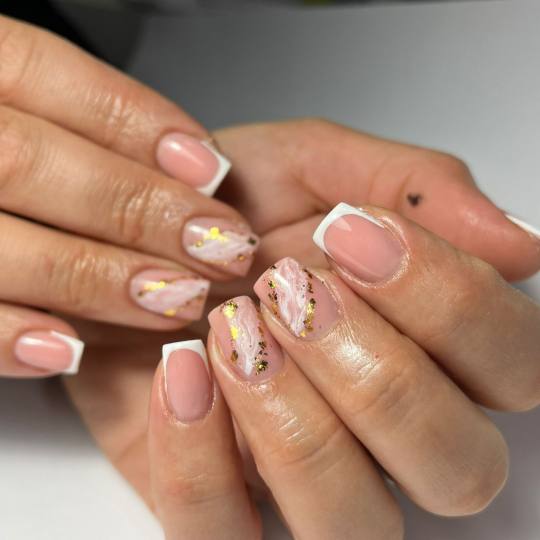 Princess beauty #nis Ojačavanje noktiju Korekcija ojačavanja noktiju gelom - S dužina