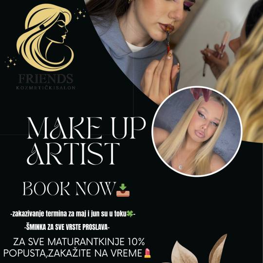 Friends #beograd Make-up / šminkanje Profesionalno šminkanje