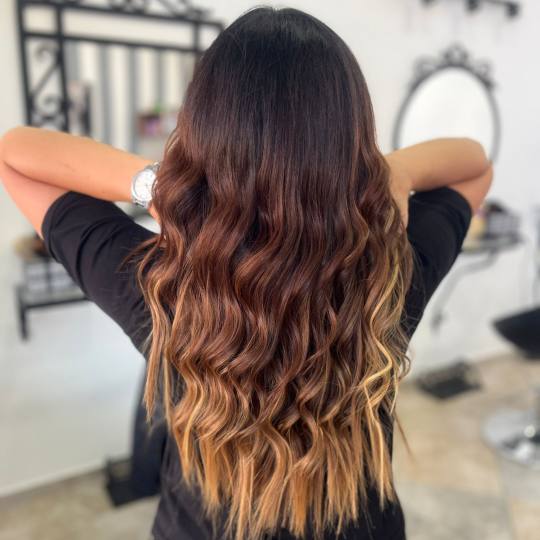 Hair studio mii #beograd Nadogradnja kose Nadogradnja kose keratin - po pramenu