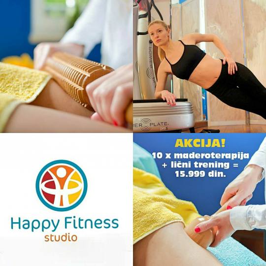 Happy Fitness Studio #beograd Fitness Fantastični rezultati! 10 × lični trening na Power Plate-u 