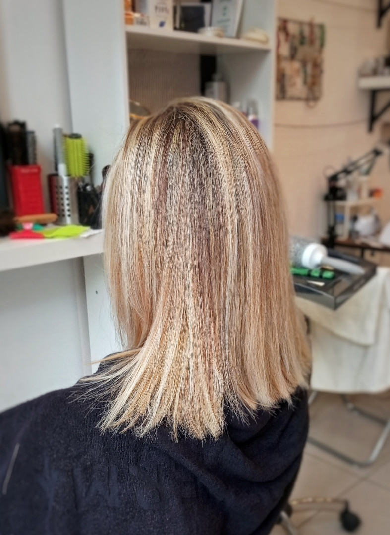 Salon Klinik #beograd Ombre, sombre, balayage Pramenovi - kosa srednje dužine