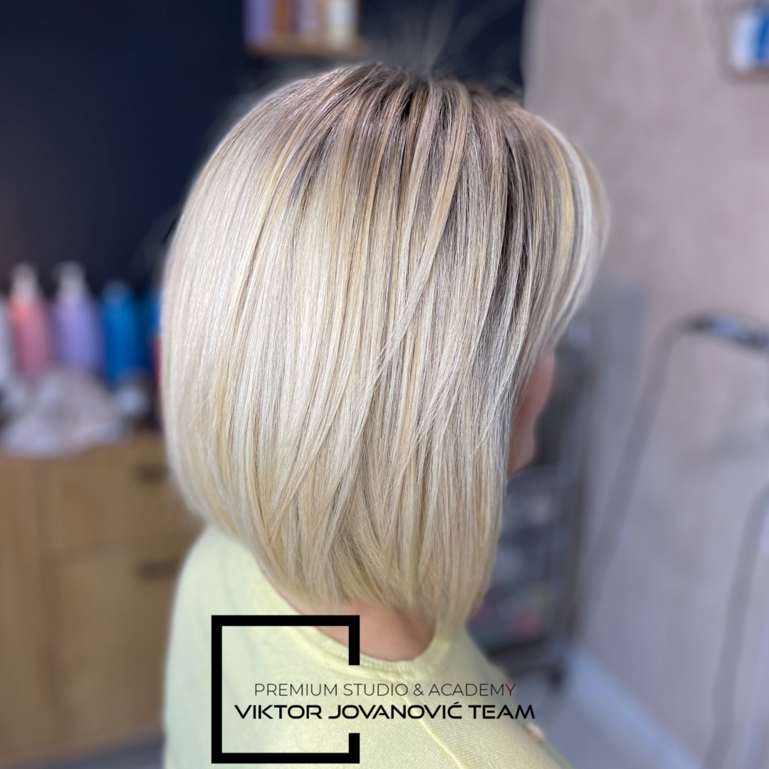 Pramenovi / balayage - kosa srednje dužine - Viktor Jovanović TEAM 2, Subotica Pramenovi Frizerski saloni Pramenovi, Subotica, Centar